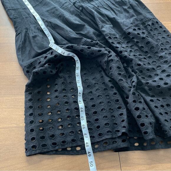 Solid & Striped | Women’s The Tilda Pintuck-Pleated Cotton-Poplin Dress Black L - Picture 7 of 10